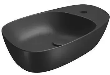 Раковина  nablatowa Meissen Keramik KONTRA 60 z otworem na armaturę antracyt matowy K682-016 Киев - изображение 1