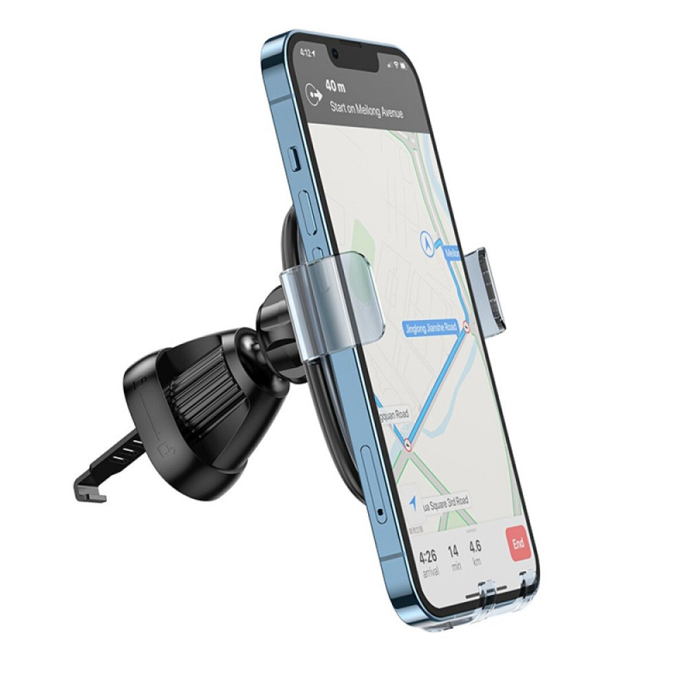 Тримач для мобільного HOCO H7 small gravity car holder(air outlet) Space Grey Киев - изображение 2