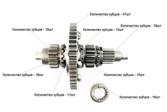 Диференціал у зборі Z-47, Z-15x16, Z-11, Z-18 JR-Q12E (120-1), із блокуванням (можливий наліт) Бершадь