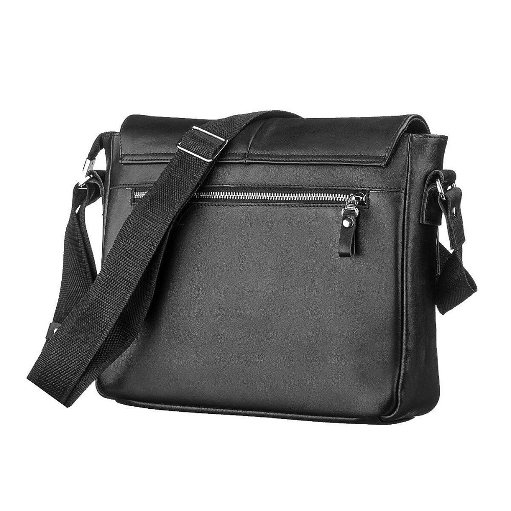 Сумка SHVIGEL 00858 кожаная Черная Киев - изображение 6