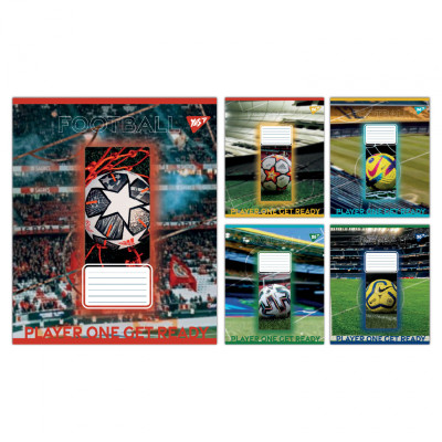 Тетрадь Yes Football stadium А5 36 листов линия (767750) Винница - изображение 1
