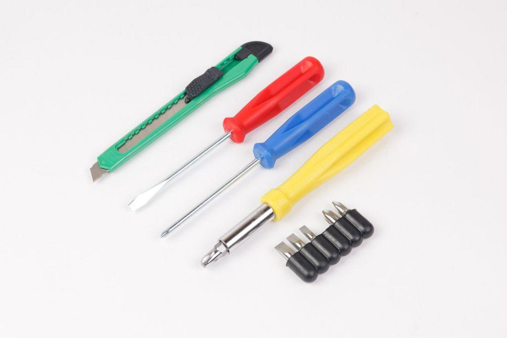 Набор инструментов 10 пр.(биты:PH1,2,3 SL 4,5,6мм, отвертка-битодержатель 120мм, отвертки: PH1х75мм,SL Одесса - изображение 2