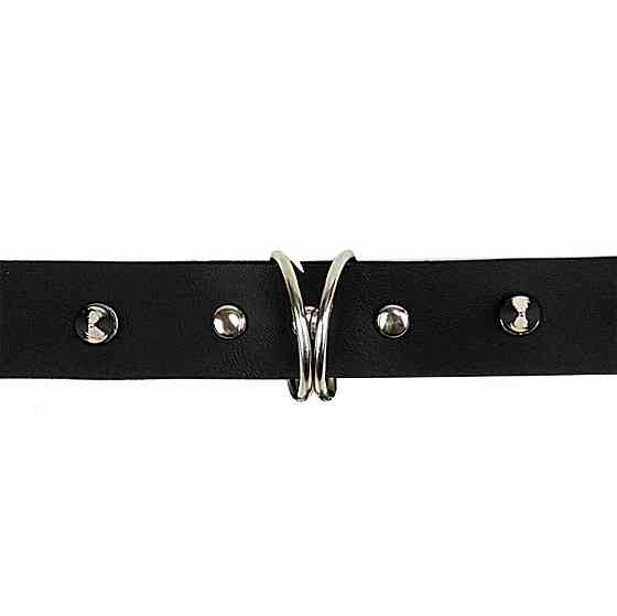 Нашийник з шипами та повідцем Art of Sex - Collar Spikes and Leash Sex Aura Київ