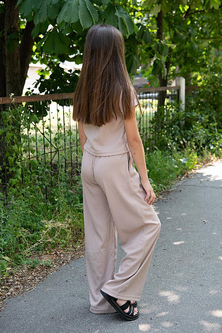 Костюм для девочек брюки + футболка, хлопок, топ Киев - изображение 6