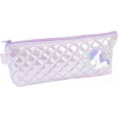 Пенал Cool For School перламутровий 1 відділення фіолетовий (CF87058) Вінниця