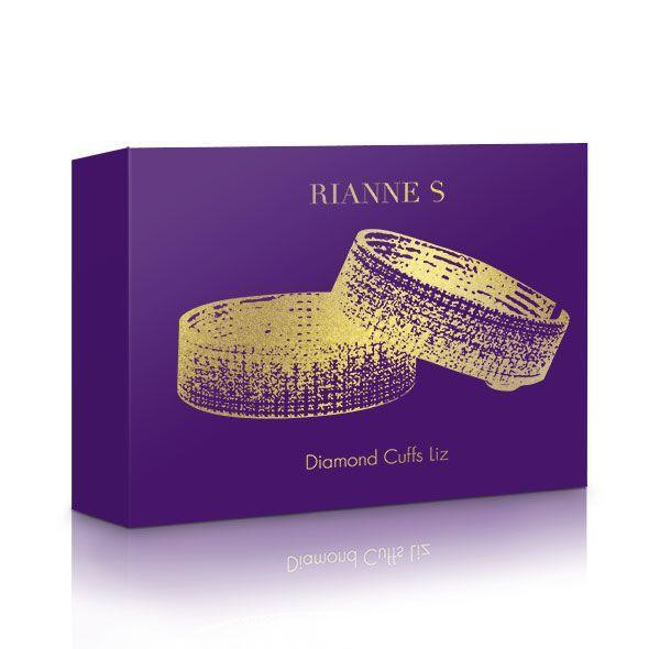 Лакшери наручники-браслеты с кристаллами Rianne S: Diamond Cuffs, подарочная упаковка Sex Aura Киев - изображение 7