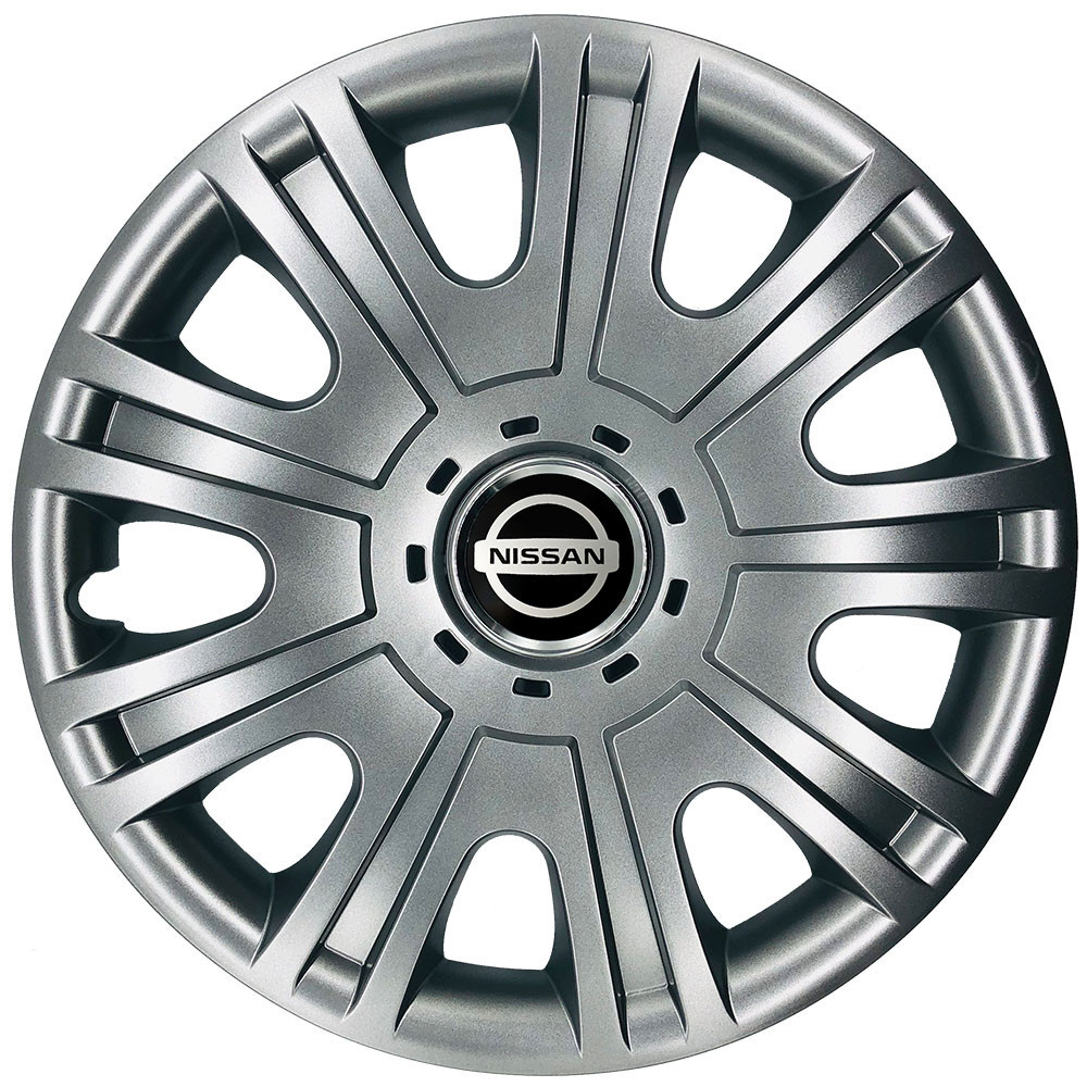 Автомобильные модельные колпаки R15 Nissan 319 4шт, SJS, серебряные Киев - изображение 1