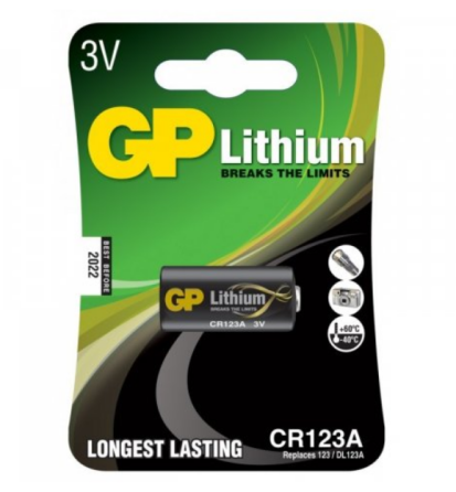 Батарейка CR123 (бл-1шт) GP Житомир