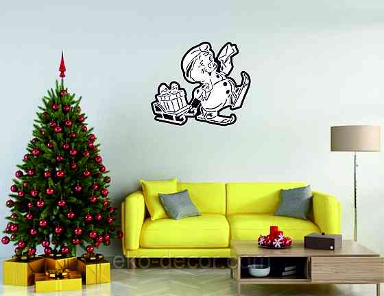 Декоративне настінне Панно «Сніговик», Декор на стену Київ