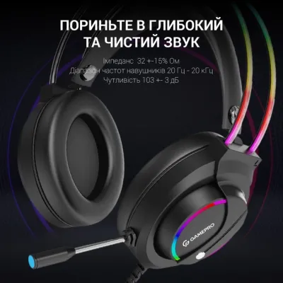 Наушники GamePro HS733 Black (HS733) Винница - изображение 9