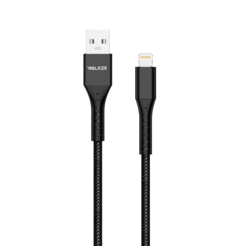 Кабель USB Lightning WALKER C780 чорний Житомир