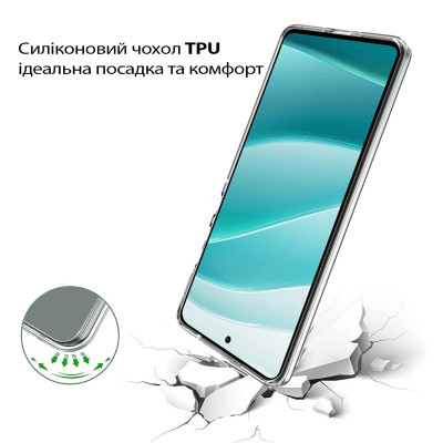 Чохол до мобільного телефона BeCover Silicone Motorola Edge 60 Transparent (713771) Вінниця - фото 3