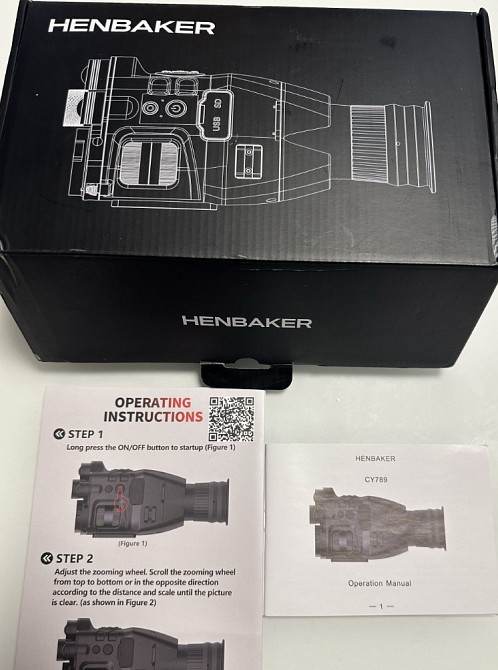 Монокуляр ночного видения Henbaker CY789 до 400 м + Wi-Fi с креплением. Харьков - изображение 1