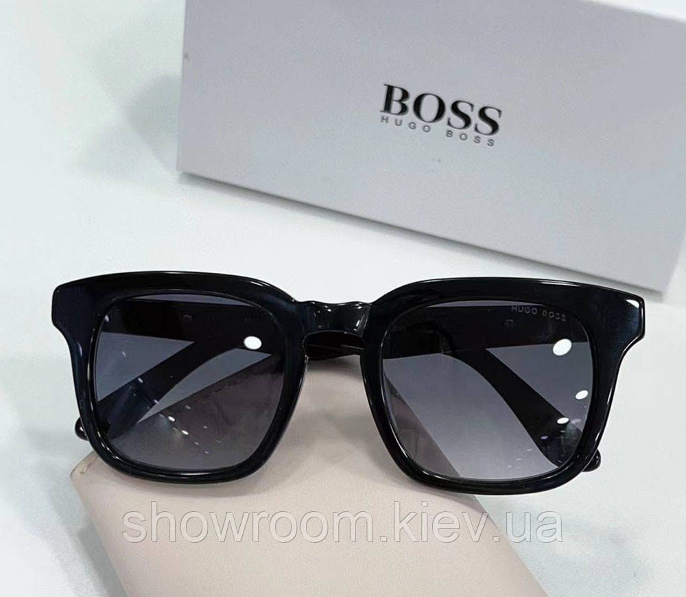 Мужские солнцезащитные очки Boss 1287 black Lux Киев - изображение 2