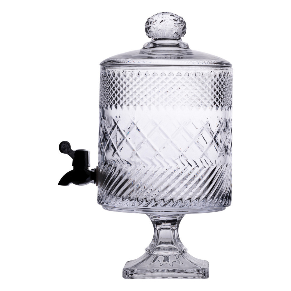 Лимонадниця з краном на підставці скляна 4,5 л HP-19-4 Київ - фото 1