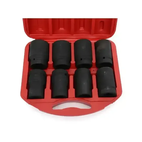 Набір ударних головок LEX LXIS8E — 8 предметів у кейсі, 3/4", Cr-Mo Львів