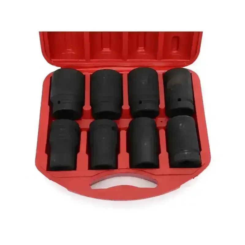 Набір ударних головок LEX LXIS8E — 8 предметів у кейсі, 3/4", Cr-Mo Львів - фото 1