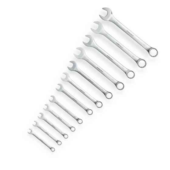 Набор ключей рожково-накидных 13-32 мм 12 шт (ткан. чехол) CrV Мукачево