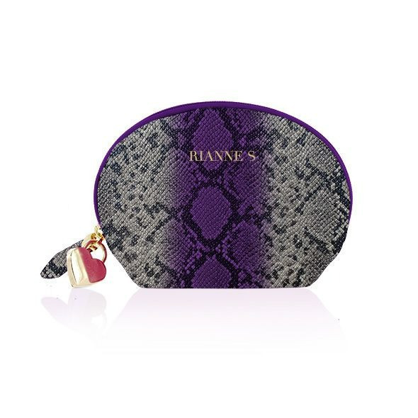 Вібратор для точки G Rianne у сумочці, фіолетовий, 14 см х 3.5 см Sex Aura Київ - фото 3