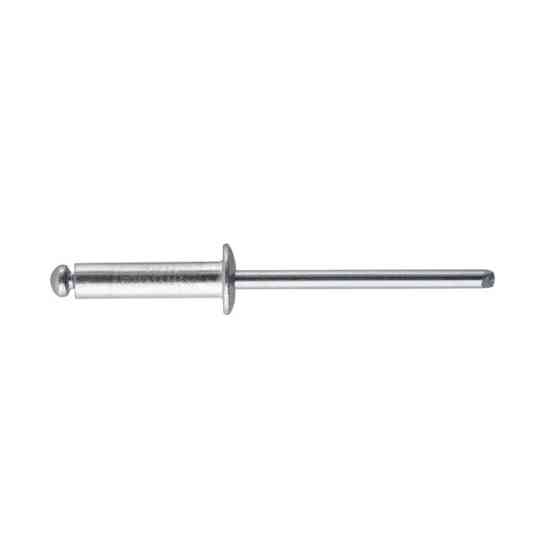 Заклепка алюмінієва, 4,0×16,0 мм, 50 шт. INTERTOOL RT-4016 Киев
