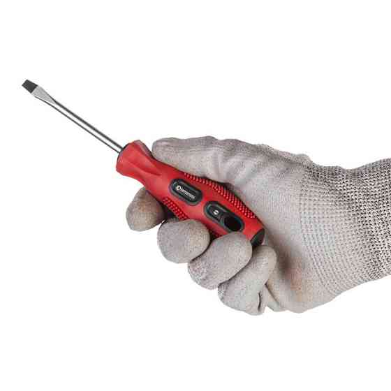 Отвертка шлицевая, SL5×75 мм, Cr-V INTERTOOL VT-3106 Киев