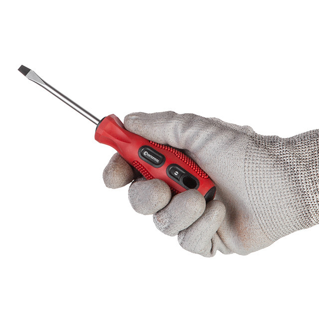 Отвертка шлицевая, SL5×75 мм, Cr-V INTERTOOL VT-3106 Киев - изображение 4
