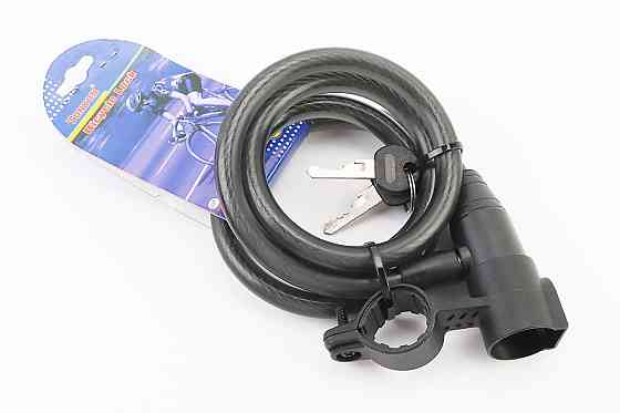 Замок протиугінний тросовий 1200х12мм під ключ, TY506 Київ