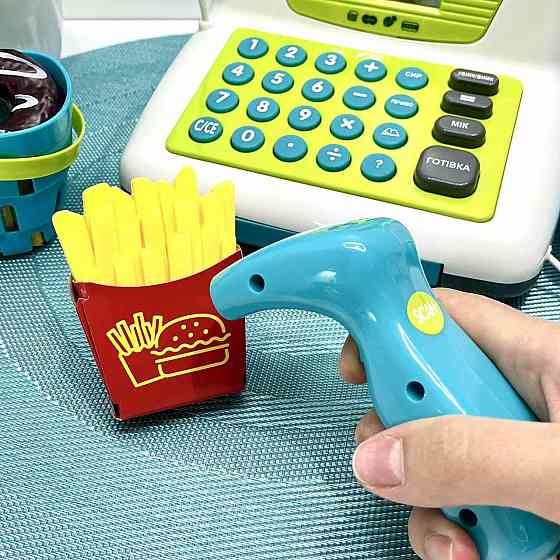 Дитячий ігровий касовий апарат Limo Toy з продуктами (7016 UA) Чернігів