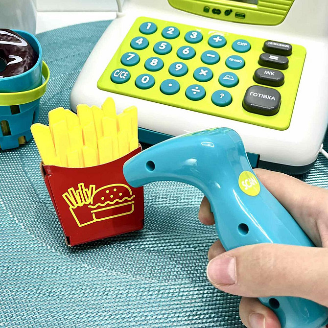 Дитячий ігровий касовий апарат Limo Toy з продуктами (7016 UA) Чернігів - фото 6