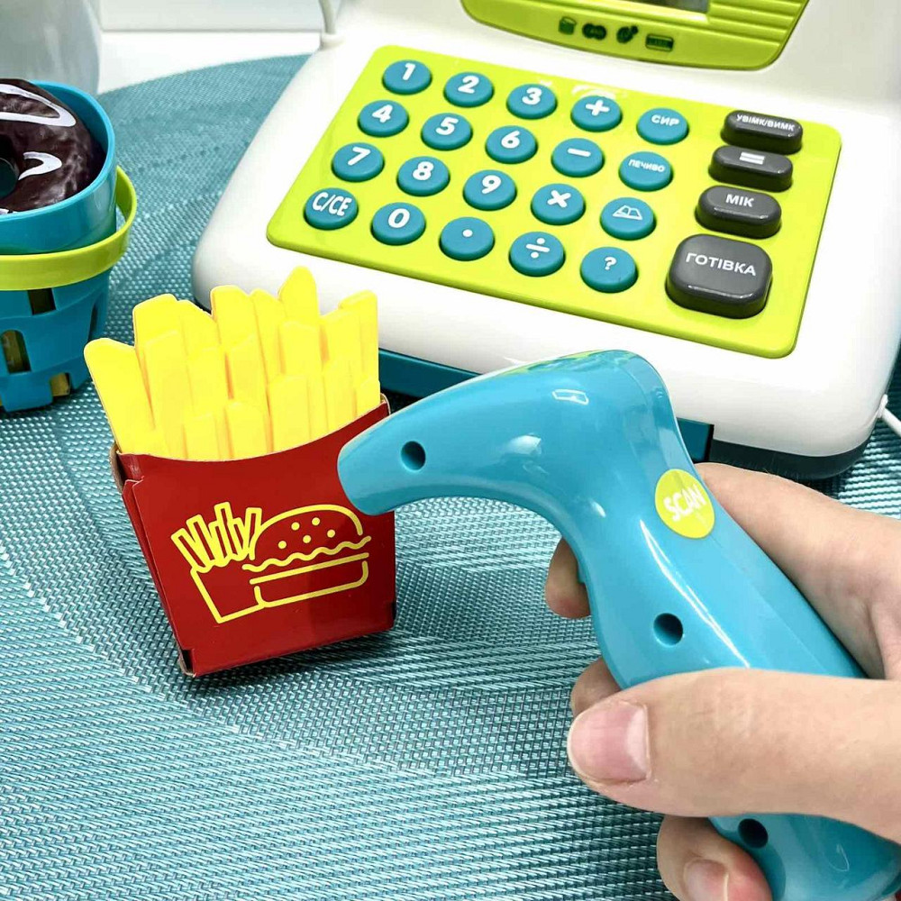 Дитячий ігровий касовий апарат Limo Toy з продуктами (7016 UA) Чернигов - изображение 6