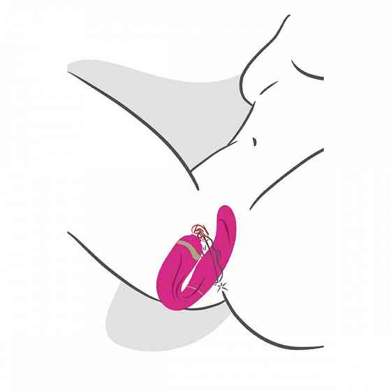 Вакуумный стимулятор клитора и точки G Adrien Lastic My-G из силикона, зеленый Sex Aura Киев