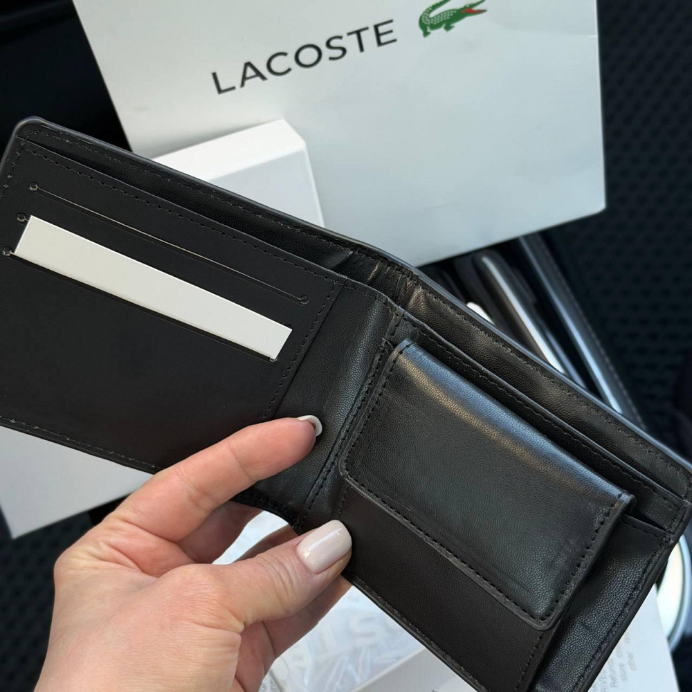 Мужской кошелек Lacoste в фирменной упаковке (В2) Киев - изображение 8