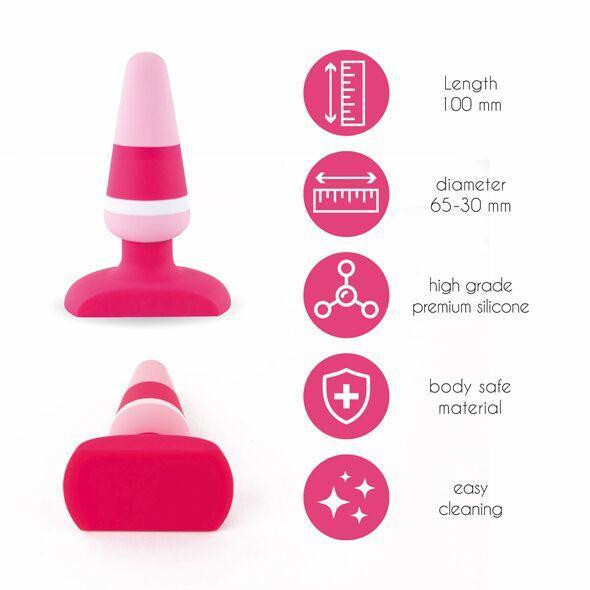 Анальна пробка FeelzToys - Plugz Butt Plug Colors Nr. 2 Sex Aura Київ - фото 2