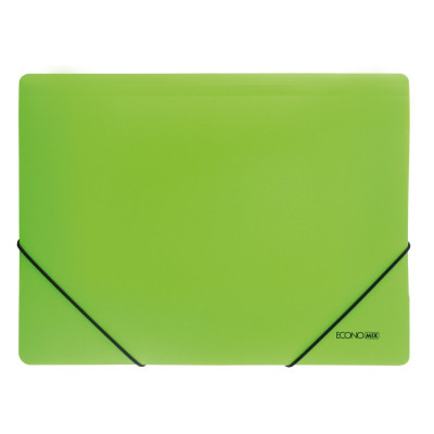 Папка на резинках Economix А4 фактура "оранж", салатовая (E31633-13) Винница - изображение 1