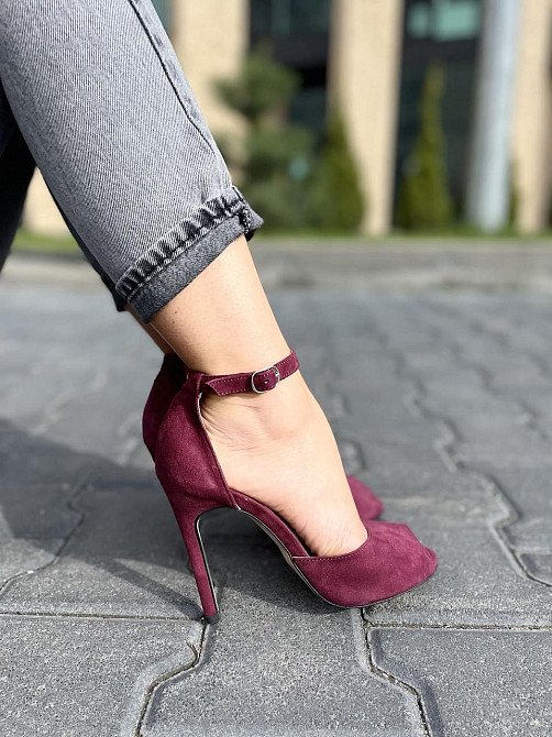 Nivelle Босоніжки жіночі NIVELLE 1794/10503-10512 бордові (літо, замша натуральна) (3675) 36-39 Коломия - фото 2