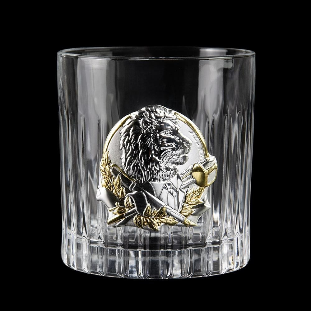 Набір келихів для віскі "Директорський" Boss Crystal, 2 келиха, срібло, кришталь Рівне - фото 2