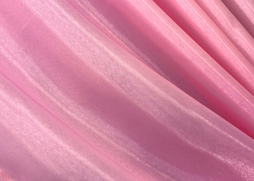 Однотонная ткань атлас монорей цвет розовый 1749ш Киев - изображение 1