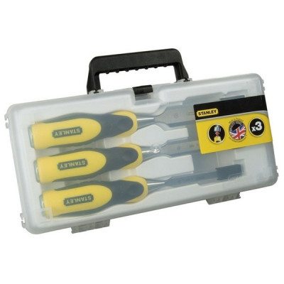 Стамеска Stanley DYNAGRIP, 3шт 10-15-20мм, кейс (2-16-887) Вінниця - фото 3