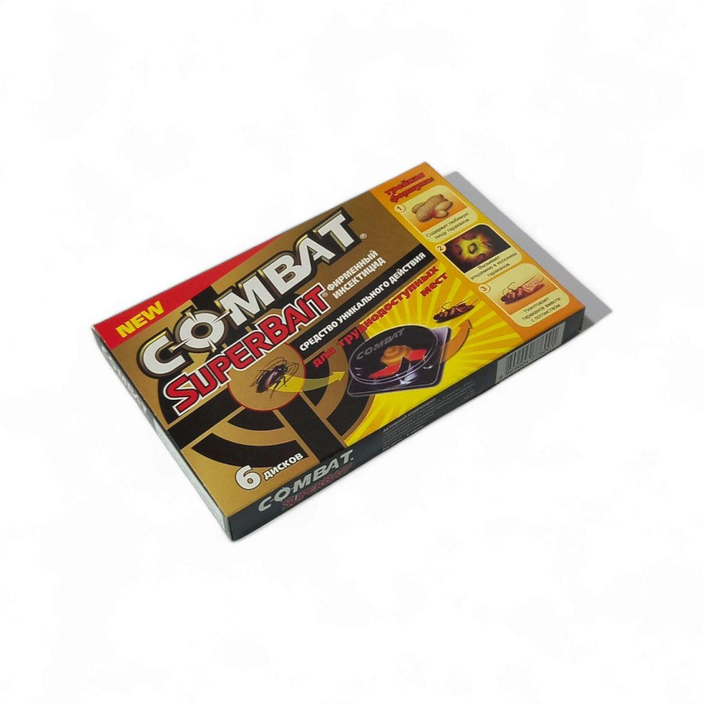 Пастки-приманки від тарганів у контейнерах Комбат/Combat, 6 шт. Харків - фото 1