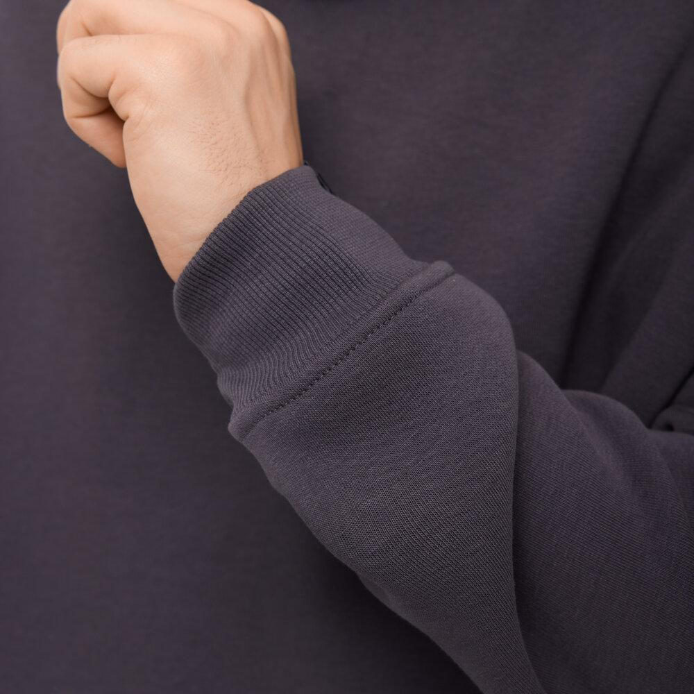 Графітове худи оверсайз для мужчин Pobedov Urbanist. Худи большого размера зимнее Киев - изображение 8