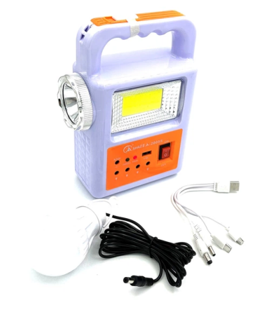 Ліхтар прожектор JA-2005S із сонячною панеллю та лампою 2500 mAh/DC 5V 0.5A (A-2447) Київ