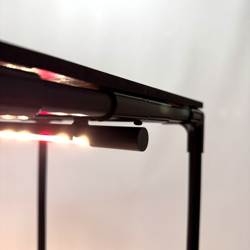 Полиця Troya Light підлогова висока 1,45 м 4х рівнева металева полиця-стелаж з підсвічуванням для ро Бориспіль - фото 6