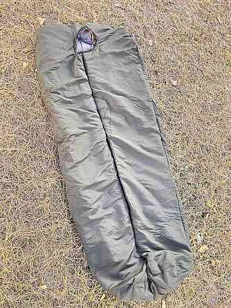 Зимовий спальний мішок на флісі до -35С (Оливковий) Київ