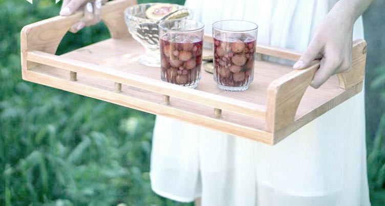 Поднос деревянный 