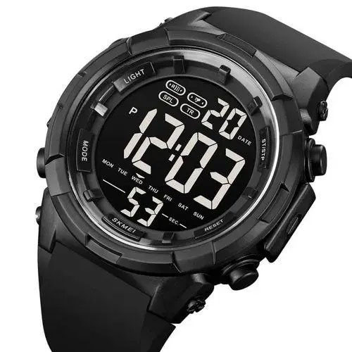 Армейские часы противоударные SKMEI 1845BK, Качественные спортивные часы Бюджетные спортивные LI-56 Львов - изображение 1