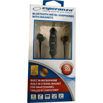 Наушники Esperanza Magnetic Metal Black (EH186K) Винница