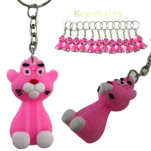 Брелок дитячий гумовий Рожева пантера 12 шт Київ - фото 1