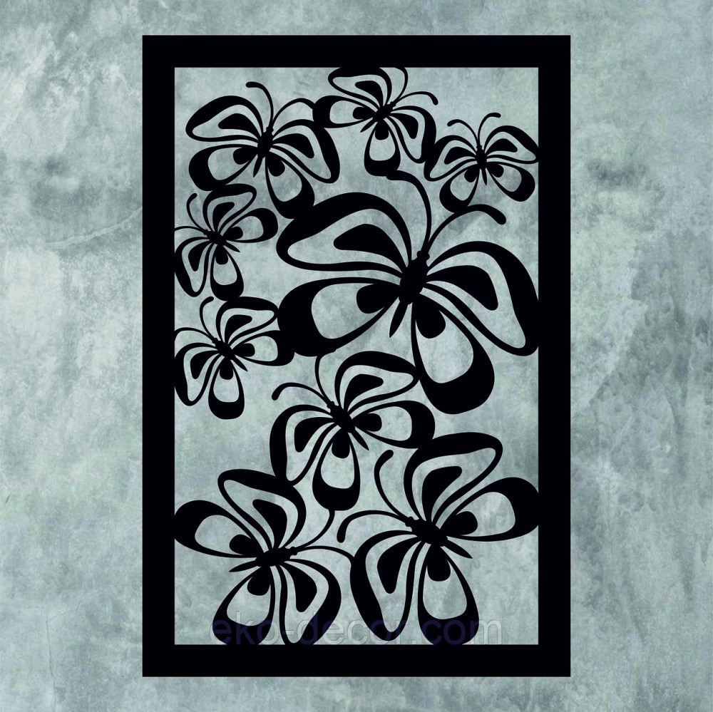 Декоративне настінне 3D Панно «Метелики» Декор на стіну з об'ємом Київ - фото 7