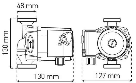 Насос циркуляційний відцентр. Koer KP.GRS-25 / 6-130 (KP0251) Київ