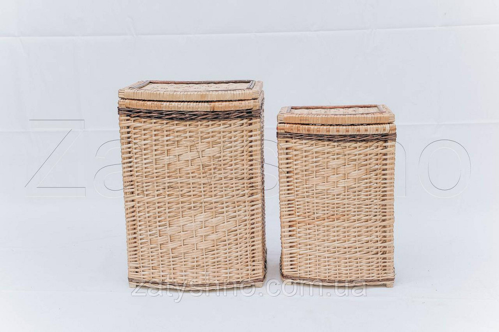 Ящики плетені для білизни пара Київ - фото 2